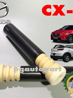 เซตโฟมกันกระแทก+กันฝุ่นโช๊คอัพหลัง MAZDA CX-3 SKYACTIV ปี 2015-2018 เครื่อง 1.5-2.0 L ( 1 คู่ = 2 ตัว ) / แท้ศูนย์