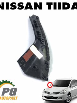 คิ้วต่อมุมแผงคอจิ้งหรีด RH NISSAN TIIDA เครื่อง 1.6 และ 1.8 L (1 ชิ้น) แท้ / รูปจริง