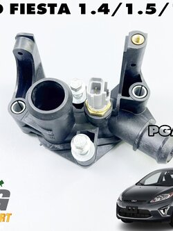 ฝาครอบเสื้อวาวล์น้ำ+ประเก็น+สวิทซ์ FORD FIESTA เครื่อง 1.4 / 1.5 / 1.6 L (1ตัว) แท้ / รูปจริง