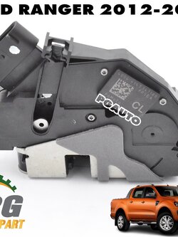 กลอนประตูหน้า RH (ไม่มีรีโมท) FORD RANGER T6 ปี 2012-2014 (1ชิ้น) แท้ / รูปจริง