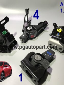 เซตสุดคุ้ม!!! แท้ยกชุด ยางแท่นเครื่อง-แท่นเกียร์ / โตโยต้าอัลติส 14-17 1.8L เกียร์ซีวีที / ALTIS 14-17 1.8L ZRE17# 1.8 CVT 2ZRFE(1ชุด = 4 ตัว) / ENGINE MOUNT