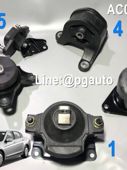 เซตประหยัด!!! ยางแท่นเครื่อง-แท่นเกียร์ ฮอนด้าแอคคอร์ด HONDA ACCORD ปี 2008-2012 เครื่อง 2.0 L (AT) (1ชุด = 5 ตัว) / ENGINE MOUNT