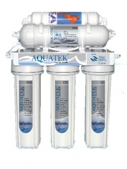 เครื่องกรองน้ำ5ขั้นตอนRO50Gยี่ห้อAquatek USA.
