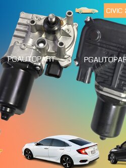 มอเตอร์ควบคุมที่ปัดน้ำฝน HONDA CIVIC 2016-2020 FC,FK (1ชิ้น) แท้ / รูปจริง