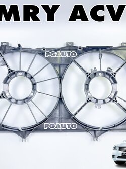 บังลมหม้อน้ำ TOYOTA CAMRY (ACV40) ปี 2006-2012 (1 ชิ้น) แท้ / รูปจริง