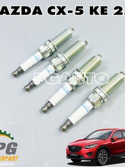 หัวเทียน MAZDA CX-5 KE 2.0-2.5 เบนซิน ปี 2012-2016 (1ชุด = 4หัว)/แท้ (รูปจริง)