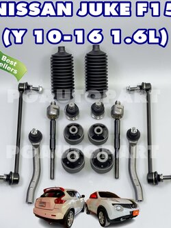 เซตประหยัด!!! ชุดเปลี่ยนช่วงล่างหน้า นิสสันจู๊ก NISSAN JUKE F15 1.6 L (1ชุด = 14 ชิ้น)