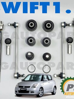 ชุดช่วงล่างหน้า ซูซูกิสวิฟ 1.5 SUZUKI SWIFT 1.5 L ปี 2005-2010 (1 ชุด = 12 ชิ้น) / รูปจริง