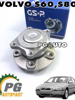 ดุมล้อหลัง+ลูกปืนล้อหลัง(มี ABS) VOLVO V70 ปี 2000-2007,S60 ปี 2001-2010,S80 ปี 1999-2006 (1 ชิ้น) GSP / รูปจริง