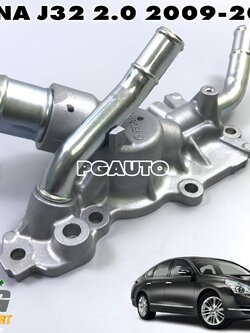 เสื้อวาล์วน้ำ NISSAN TEANA J32 2.0 L ปี 2009-2013 (1 ชิ้น) แท้ศูนย์ / รูปจริง