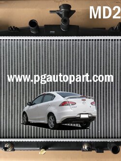 หม้อน้ำ มาสด้า 2 MAZDA 2 2009-2012 เครื่อง 1.5 L AT (1ชิ้น) / COOL GEAR RADIATOR