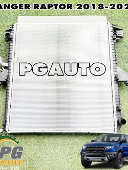 ชุดหม้อน้ำและรังผึ้งแอร์ FORD RANGER RAPTOR(AT) 2.0 ลิตร(ดีเซล-4สูบ) ปี 2018-2022 (1ชุด) แท้ / รูปจริง