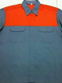 เสื้อช็อปตัดต่อสีส้ม