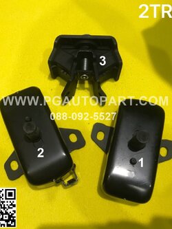 เซตสุดคุ้ม!!! ยางแท่นเครื่อง-แท่นเกียร์ โตโยต้าฟอร์จูเนอร์ TOYOTA FORTUNER เครื่อง 2.7(เบนซิน) 2TRFE TGN16-26 ไม่มีเกียร์ฝาก (1ชุด = 3ตัว) ,อะไหล่ฟอร์จูเนอร์,อะไหล่โตโยต้า, แท่นเครื่องฟอร์จูนเนอร์