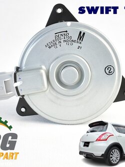 มอเตอร์พัดลมหม้อน้ำ SUZUKI SWIFT 1.2 ปี 2012-2017 (1ชิ้น) แท้ / รูปจริง