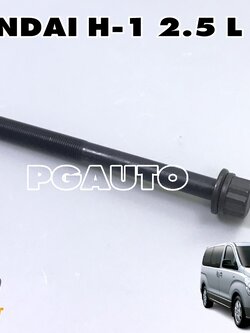 น็อตฝาสูบ ฮุนได เอช 1 HYUNDAI H-1 2.5 L ดีเซล (1 ตัว) แท้ / รูปจริง