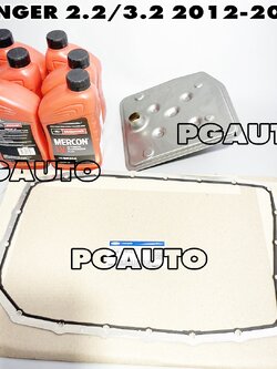 ชุดเปิดอ่างเปลี่ยนกรองเกียร์ FORD RANGER T6 2.2/3.2 L ปี 2012-2014 (1ชุด) แท้ / รูปจริง