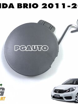 แผ่นปิดรูกันชนหน้า HONDA BRIO ปี 2011-2015 (1 ชิ้น) แท้ / รูปจริง