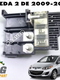 ข้อต่อปลั๊กสายไฟแบตเตอร์รี่ MAZDA 2 DE ปี 2009-2013 (1ชิ้น) แท้ / รูปจริง