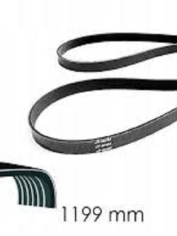 สายพานหน้าเครื่อง มาสด้า 2 สกายแอคทีฟ MAZDA 2 SKYACTIV ปี 2014-2018 เครื่อง 1.5 L (ดีเซล) (1เส้น) / แท้ห้าง