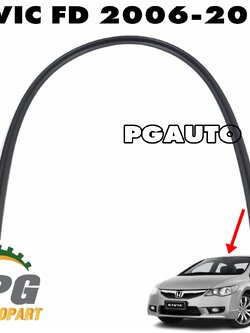 คิ้วกระจกบังลมหน้าบน HONDA CIVIC FD ปี 2006-2011 (1 ชิ้น) แท้ / รูปจริง