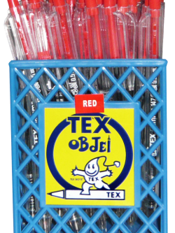 TEX Gamma หมึกแดง แพ็ค 50 ด้าม หัว 0.7 มม.