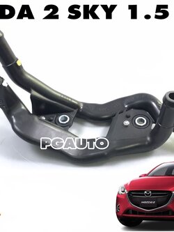 แป๊ปรางน้ำหน้าเครื่อง MAZDA 2 SKYACTIV ปี 2014-2018 1.5 L(ดีเซล) (1 ชิ้น) แท้ / รูปจริง