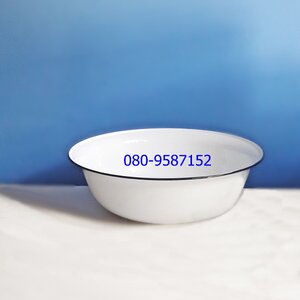 กะละมังเคลือบขาว ตรากระต่าย ขนาด 45 ซ.ม