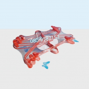 ไม้แขวนเสื้อลวดเคลือบ มีหนีบ No.99