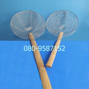 ตะแกรงลวดด้ามไม้