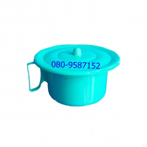 กระโถนพลาสติก+ฝากลม No.2006
