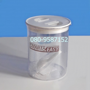 โหลสูญญากาศ-พลาสติก กลมใส 3303 L