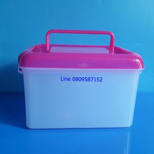 กล่องล๊อคหูหิ้ว (สีใส) ตรารถไฟ No.173