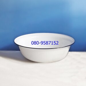 กะละมังเคลือบขาว ตรากระต่าย ขนาด 55 ซ.ม