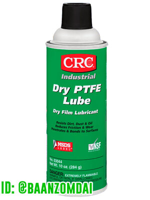 DRY P.T.F.E LUBE (ดราย พี.ที.เอฟ.อี. ลูป) สเปรย์หล่อลื่นชนิดแห้งผสมสารเทฟลอน