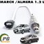เซ็นเซอร์วัดค่าไอเสียตัวล่าง(ออกซิเจนเซนเซอร์ ตัวล่าง) NISSAN MARCH,ALMERA 1.2 L (K13) (1ชิ้น) แท้ / รูปจริง