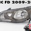 โคมไฟหน้า LH / RH HONDA CIVIC FD ปี 2009-2011 (1 ชิ้น) (DEPO-TYC) / รูปจริง