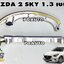 ชุดสายพานดันโซ่ราวลิ้น MAZDA 2 SKYACTIV 1.3 เบนซิน ปี 2014-2018 (1 ชุด = 2 ชิ้น) แท้ศูนย์ / รูปจริง