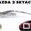 คิ้วช่องลมกันชนหน้าชุบ LH MAZDA 2 SKYACTIV ปี 2014-2018 (1 ชิ้น) แท้ / รูปจริง