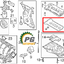 ประเก็นฝาครอบวาวล์ FORD FOCUS MK3 2.0L ปี 2012-2018 เบนซิน (1ชุด = 6 ชิ้น) แท้ / รูปจริง