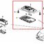 เสื้อไฟส่องในห้องโดยสาร+ฝาครอบไฟ HONDA CIVIC FD ปี 2006-2011 (1ชุด=2ชิ้น) แท้ / รูปจริง