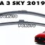 ใบปัดน้ำฝน LH-RH MAZDA 3 SKYACTIV ปี 2019-2021 (1 คู่) แท้ / รูปจริง