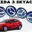 โลโก้ฝาล้อแม็ก MAZDA 3 SKYACTIV ปี 2014-2018 (1 ชุด = 4 ชิ้น) แท้ / รูปจริง