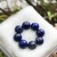 (590 ทุกกล่อง) LAPIS LAZULI ลาพิส ลาซูลี 6 ,7 มม.หินแท้ ลายสวยเฉพาะตัว ติดแร่ไพไรต์จุกๆ สีน้ำเงินจัด ปัดเงาสวยๆเลยจ้า