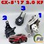 เซตสุดคุ้ม!!! ยางแท่นเครื่อง-แท่นเกียร์ MAZDA CX-5 ปี 2017-2020 2.0 L KF (เบนซิน) AT (1ชุด = 3 ตัว) แท้ยกชุด / ENGINE MOUNT