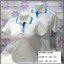 เสื้อโปโลสีขาวขลิบชมพู
