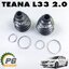 ยางหุ้มเพลาขับนอก NISSAN TEANA L33 2.0 L AT ปี 2014-2017 (1ชุด = 2 ชิ้น) เทียบ / รูปจริง