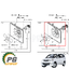 บังลมหม้อน้ำใช้กับรุ่นใบพัดลมหม้อน้ำ 5 ใบ TOYOTA AVANZA ปี 2006-2012 (1 ชิ้น ) แท้ / รูปจริง