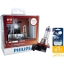 Philips X-treme Vision 100% H11 + ไฟหรี่ T10 Blue Vision 4000K