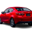 กันชนหลัง (4 DOOR) MAZDA2 SKYACTIV ปี 2014-2019 (1ชิ้น) แท้ / รูปจริง